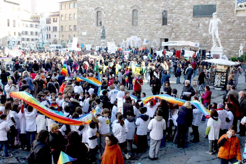 Schulen Frieden und Gewaltfreiheit Italien
