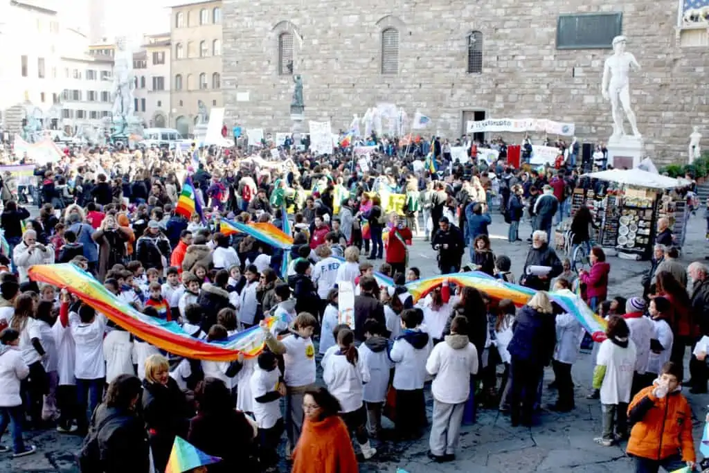 escuelas paz y no violencia italia