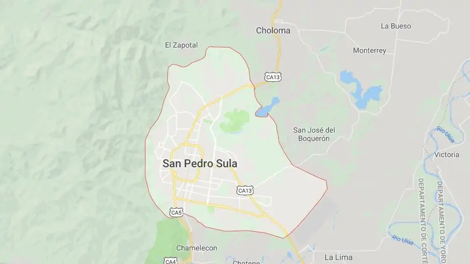 Llegada a San Pedro de Sula, Hunduras