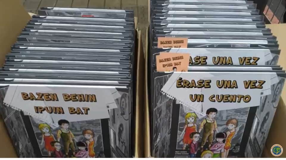 Bilbaoda komik kitab kəsmə əməliyyatı