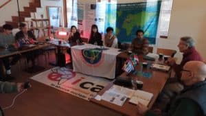 कोरिया में गतिविधियाँ: प्रोजेक्शन और सहयोगी