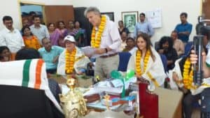 The mayor of Kannur signs the TPAN