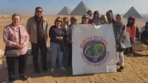 La Marche Mondiale son passage à travers l'Egypte