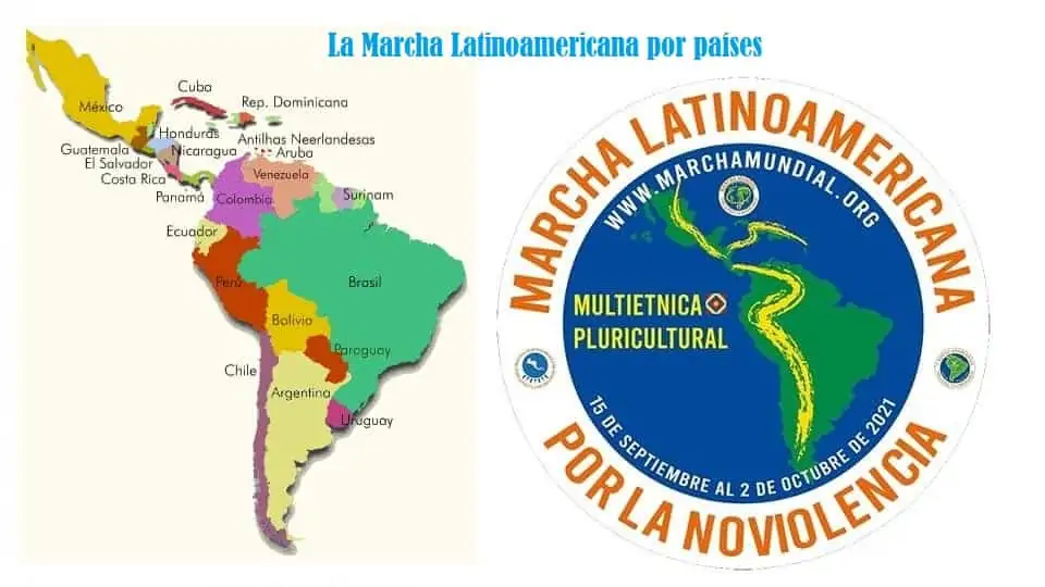 Latinamerikansk marsch efter land